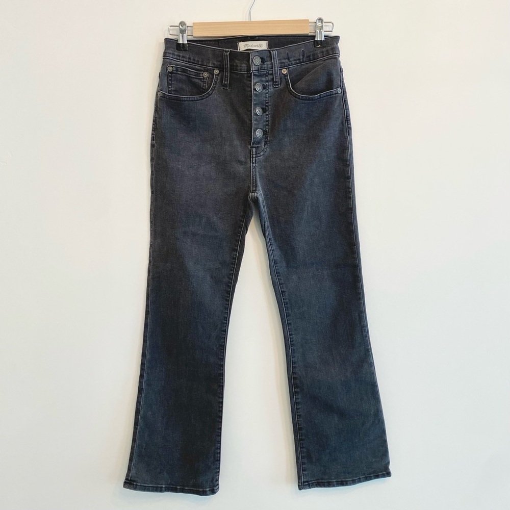 Madewell Cali Demi Boot Black Jeans